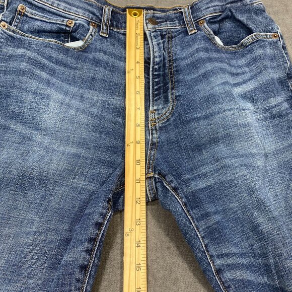 Lucky Brand Mens 121 Slim Straight Jeans Size 33x30 Blue Denim Cotton & Elastane - Picture 13 of 15
